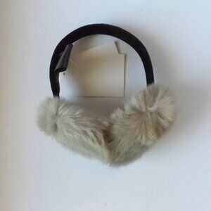 Adrienne Landau Fur earmuffs New